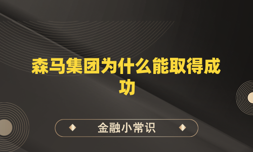 森马集团为什么能取得成功