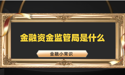 金融资金监管局是什么